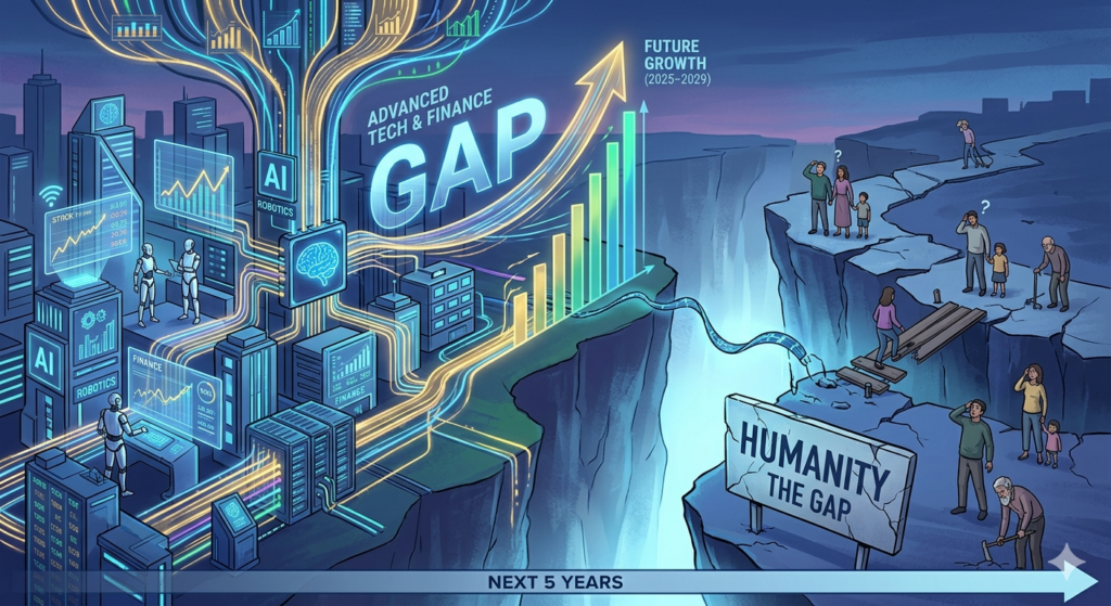 The Gap : AI, Humanity, Robotics and Financial Survival.