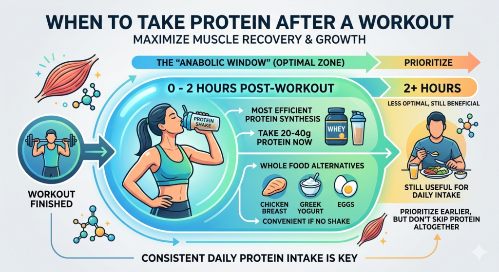 How long after I work out, should I take my protein supplement?